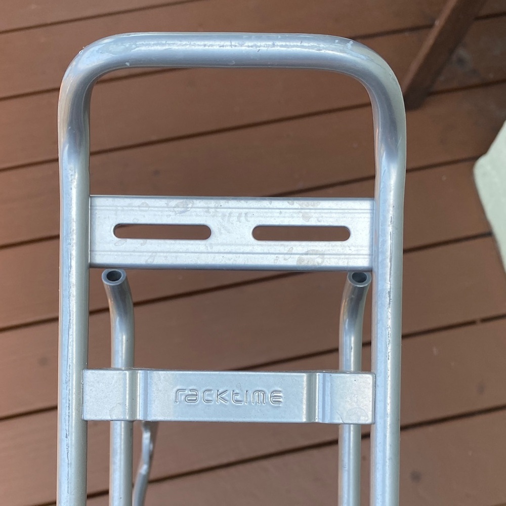 Silver Metal bike Rack  - for back of your bike - Picture 3 of 4